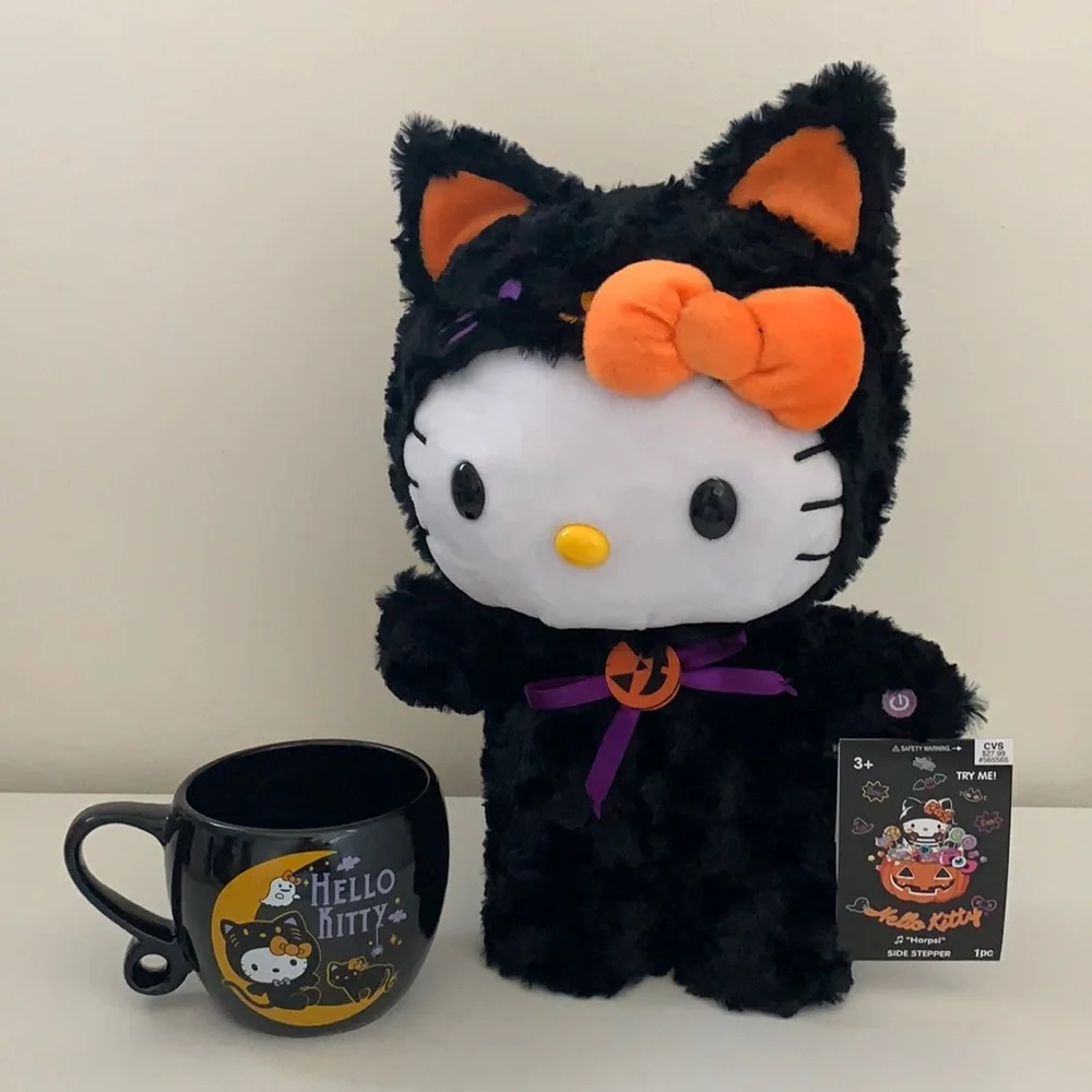 Halloween Hello Kitty dress in Kitty Side Stepper And mug. Brand New. - Picture 1 of 8
